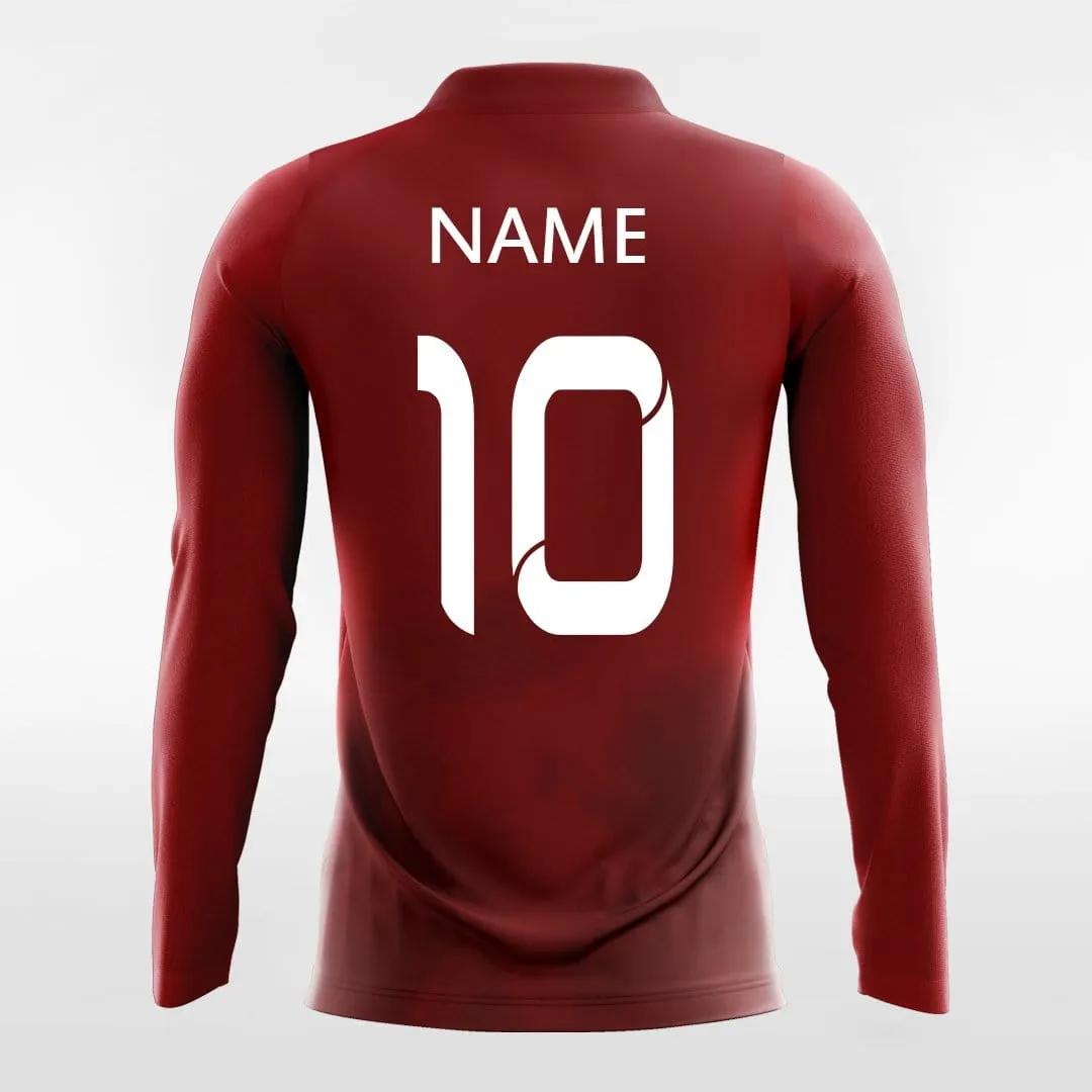 Mist - Customized Men's Sublimated Long Sleeve Soccer Jersey