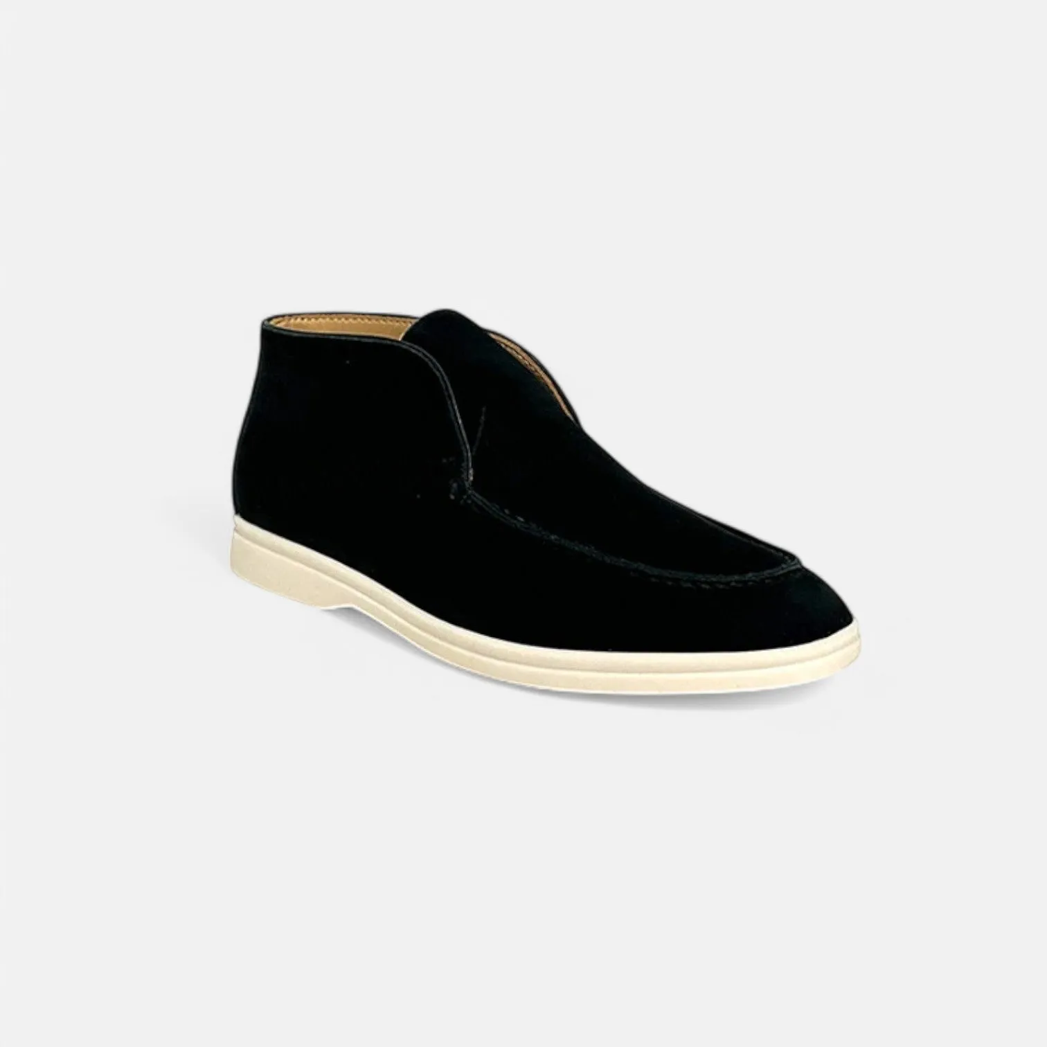 Monacogents | Luxe Suede High-Top Loafers – Effortless Grace, All-Day Comfort