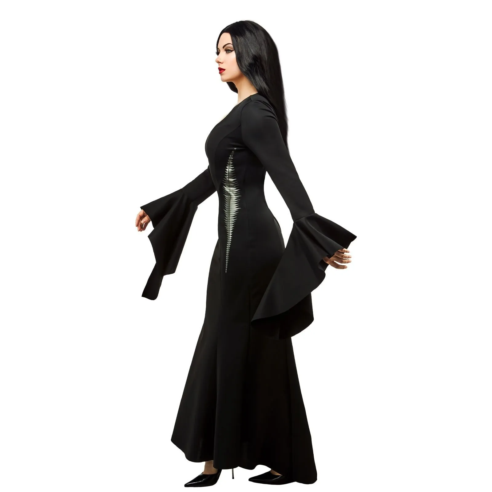 Morticia Deluxe Costume (Wednesday), Adult