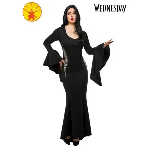 Morticia Deluxe Costume (Wednesday), Adult