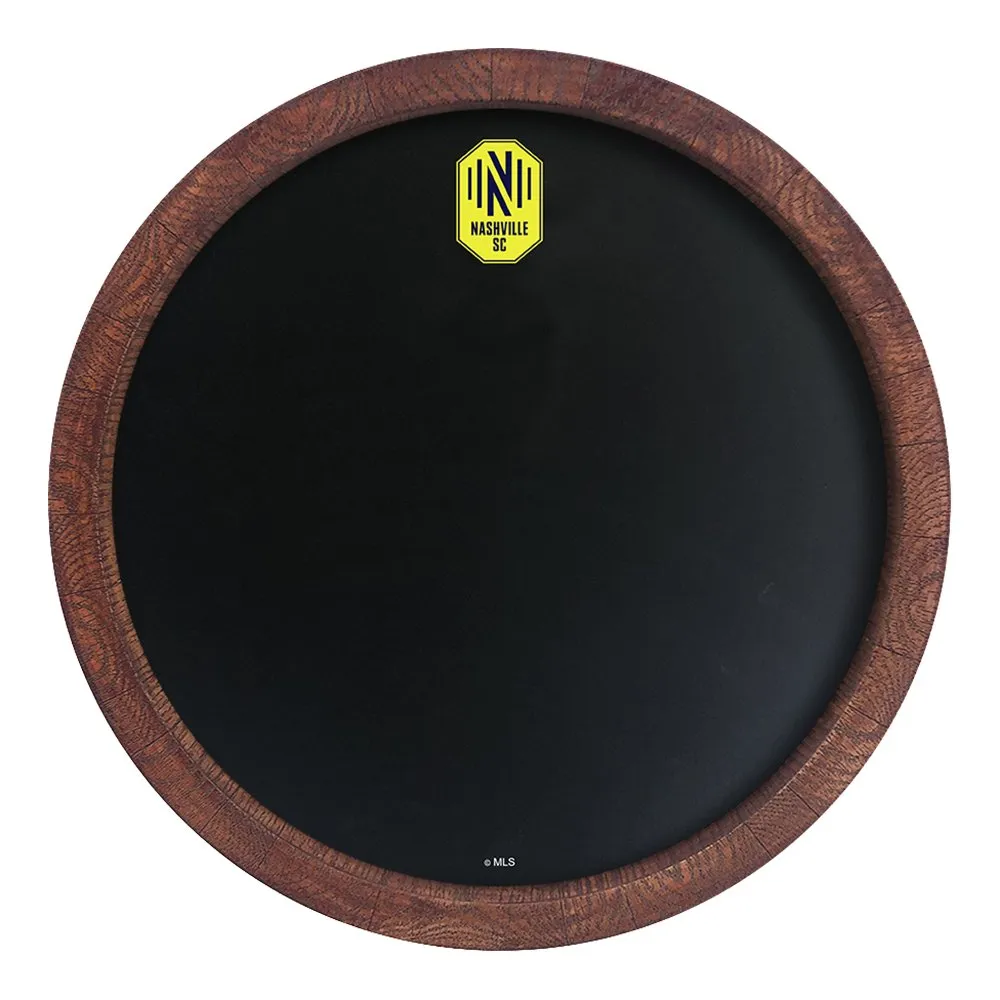 Nashville SC: Chalkboard "Faux" Barrel Top Sign