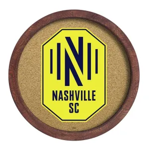 Nashville SC: "Faux" Barrel Framed Cork Board