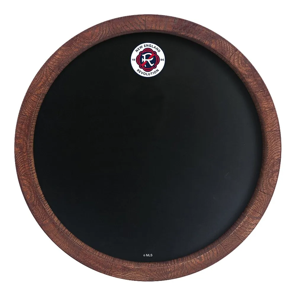 New England Revolution: Chalkboard "Faux" Barrel Top Sign