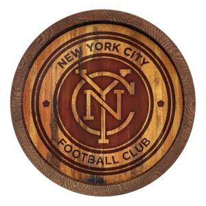 New York City FC: Branded "Faux" Barrel Top Sign