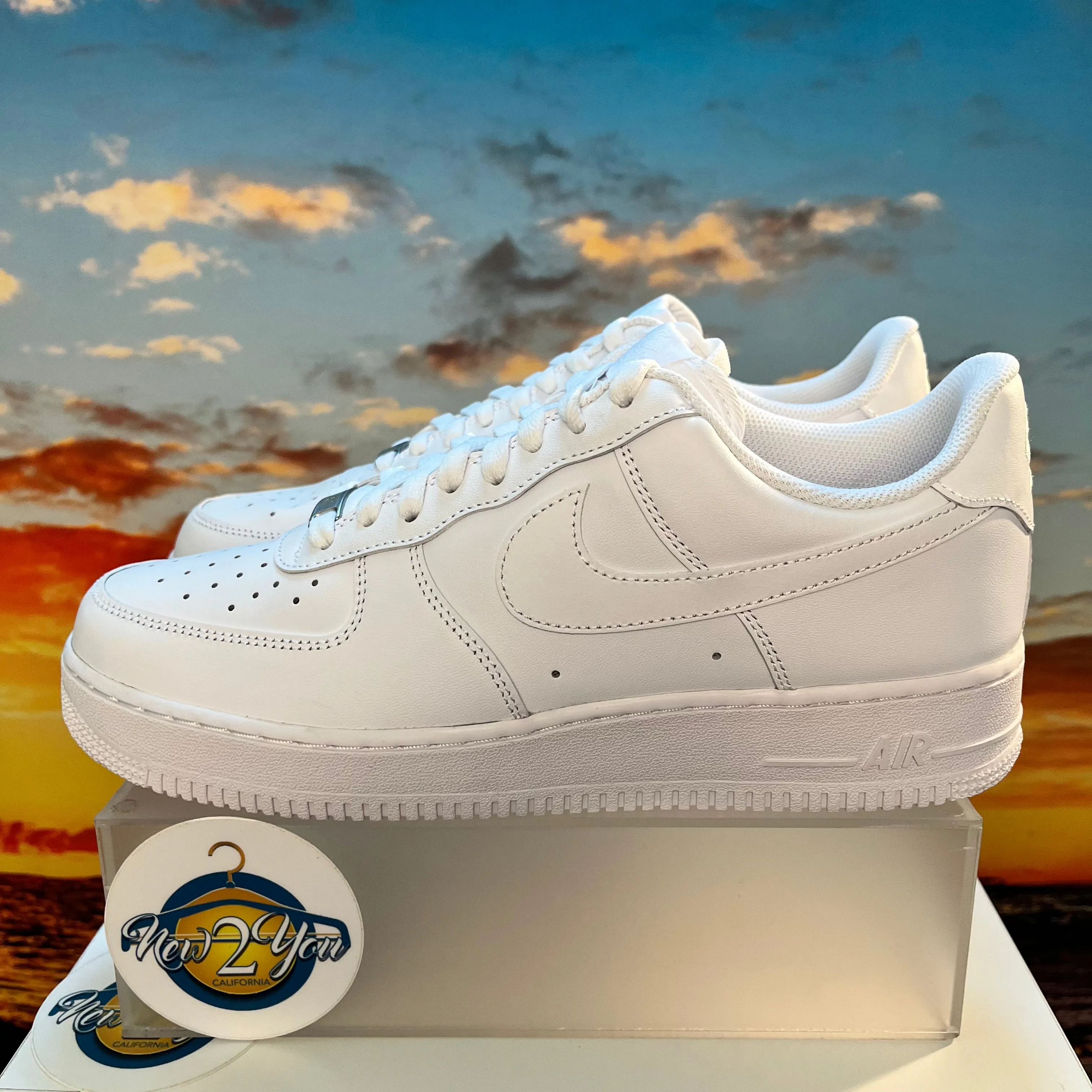 Nike Air Force 1 Low '07 White on White