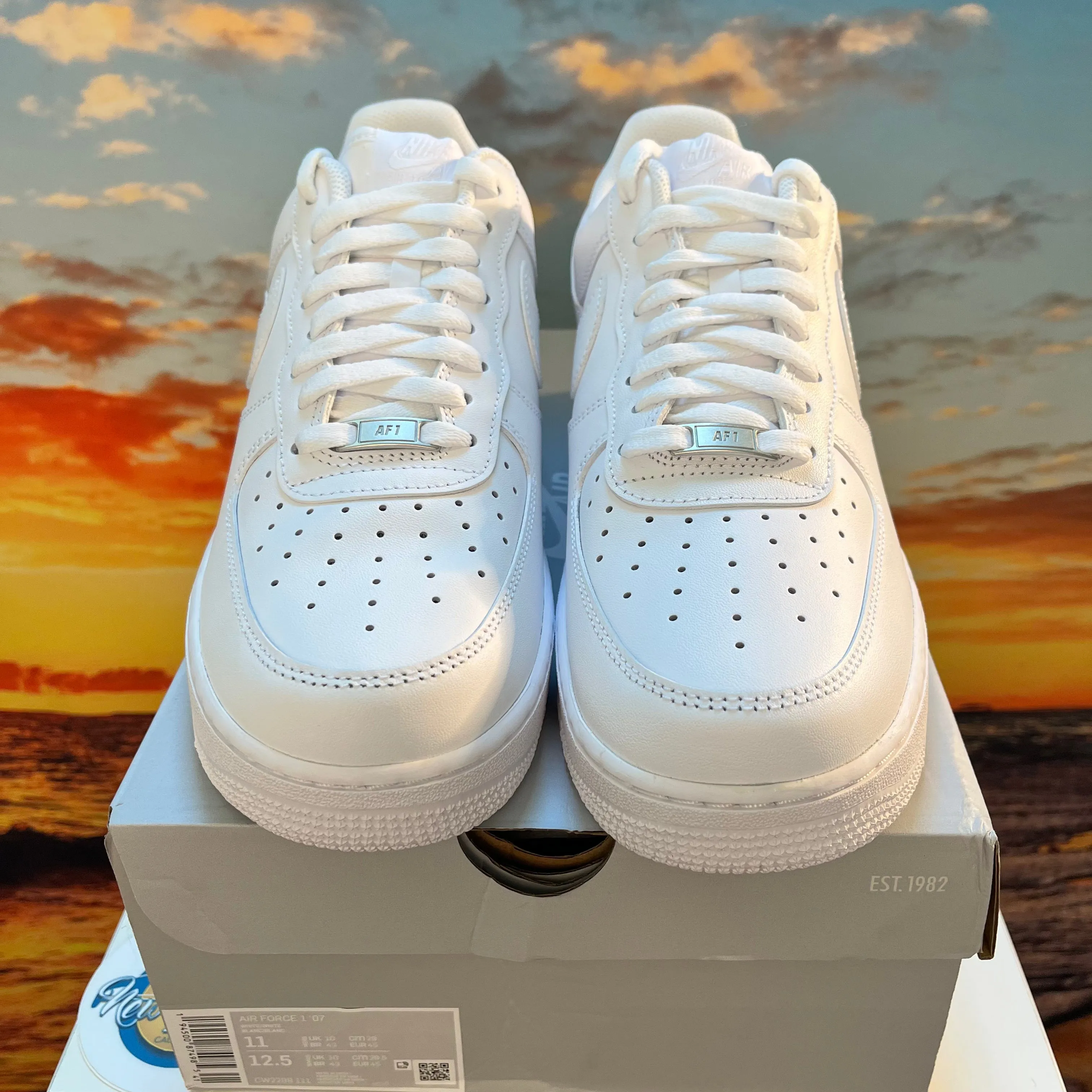 Nike Air Force 1 Low '07 White on White