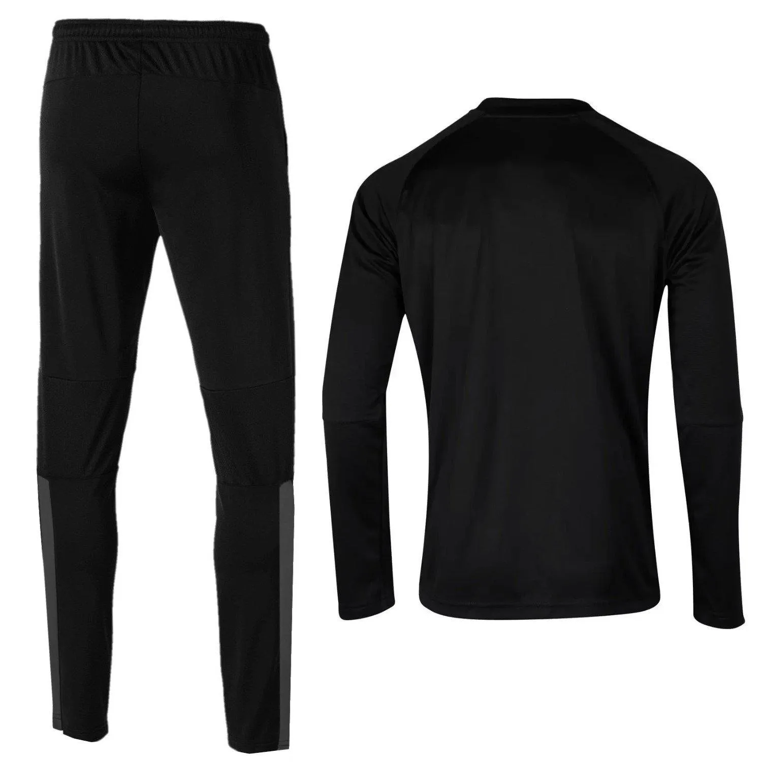 Olympique Marseille soccer black training sweat tracksuit 2019/20 - Puma