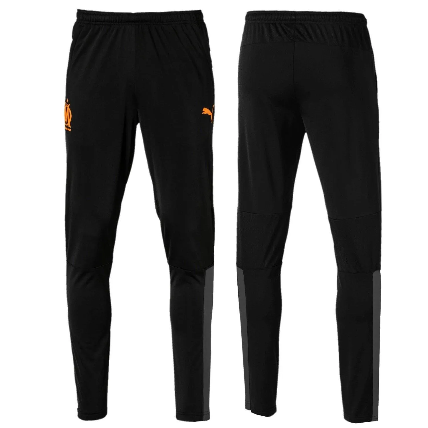 Olympique Marseille soccer black training sweat tracksuit 2019/20 - Puma