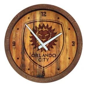 Orlando City: Branded "Faux" Barrel Top Clock
