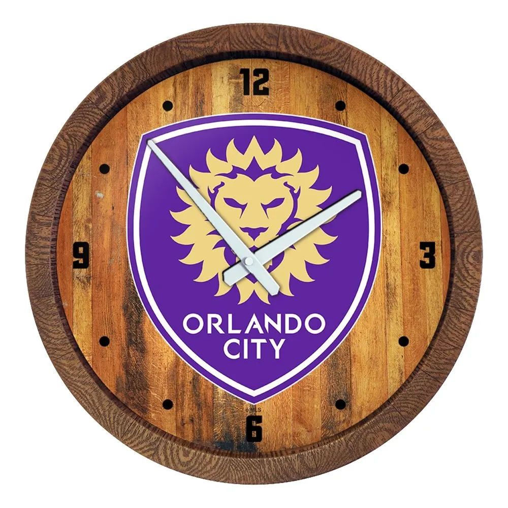Orlando City: "Faux" Barrel Top Clock