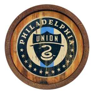 Philadelphia Union: Weathered "Faux" Barrel Top Sign