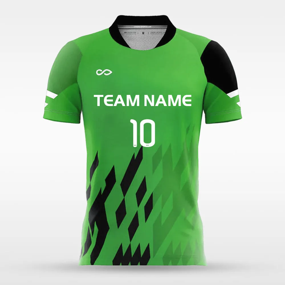 Pixel Fire - Customized Men's Sublimated Soccer Jersey