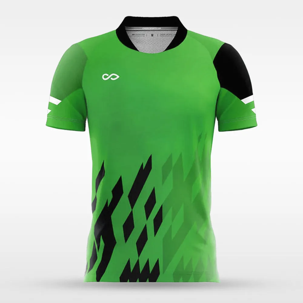 Pixel Fire - Customized Men's Sublimated Soccer Jersey