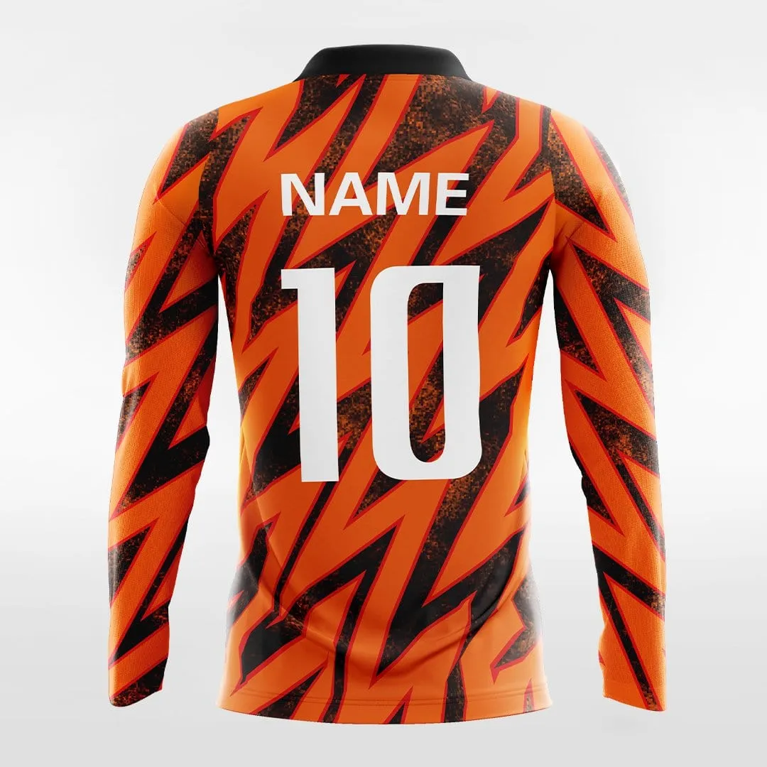Pop Camouflage 2 - Customized Men's Sublimated Long Sleeve Soccer Jersey