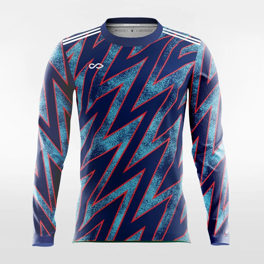 Pop Camouflage 2 - Customized Men's Sublimated Long Sleeve Soccer Jersey