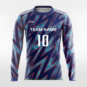 Pop Camouflage 2 - Customized Men's Sublimated Long Sleeve Soccer Jersey