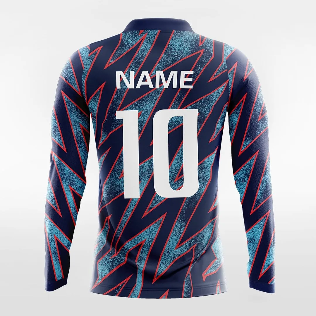 Pop Camouflage 2 - Customized Men's Sublimated Long Sleeve Soccer Jersey
