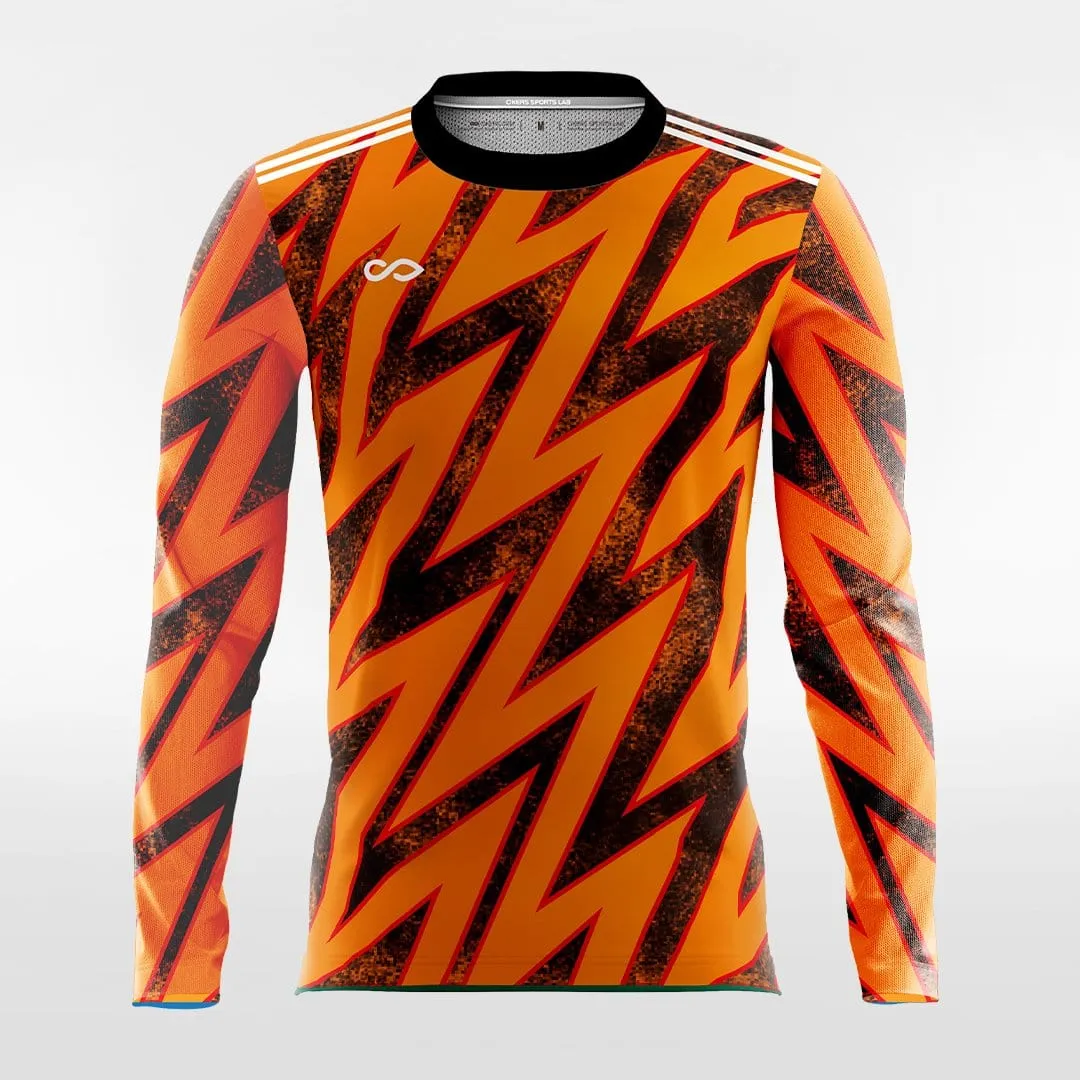 Pop Camouflage 2 - Customized Men's Sublimated Long Sleeve Soccer Jersey