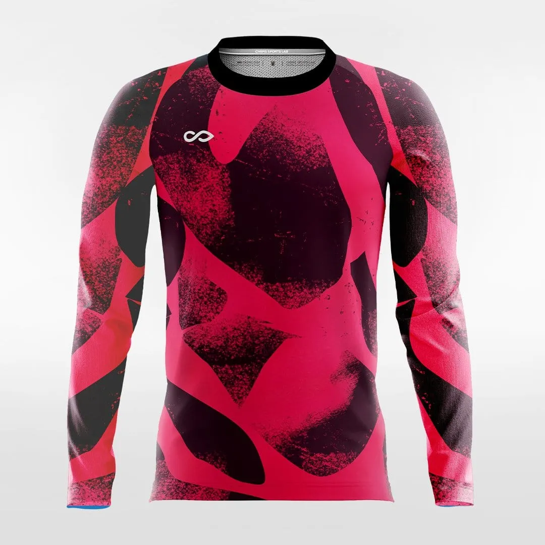Pop Camouflage 3 - Customized Men's Sublimated Long Sleeve Soccer Jersey