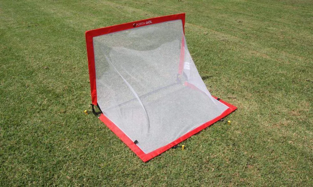 PORTAGOL Square Pop Up Soccer Goals - Set of 2 Goals in a Carry Bag