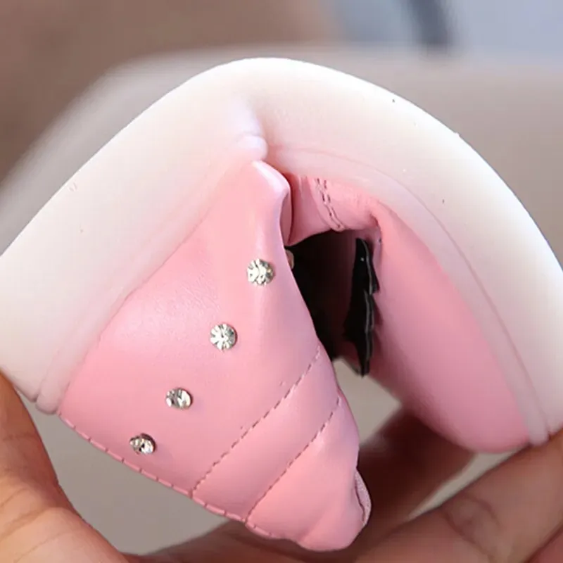Princess Bow Glowing Sneakers for Girls