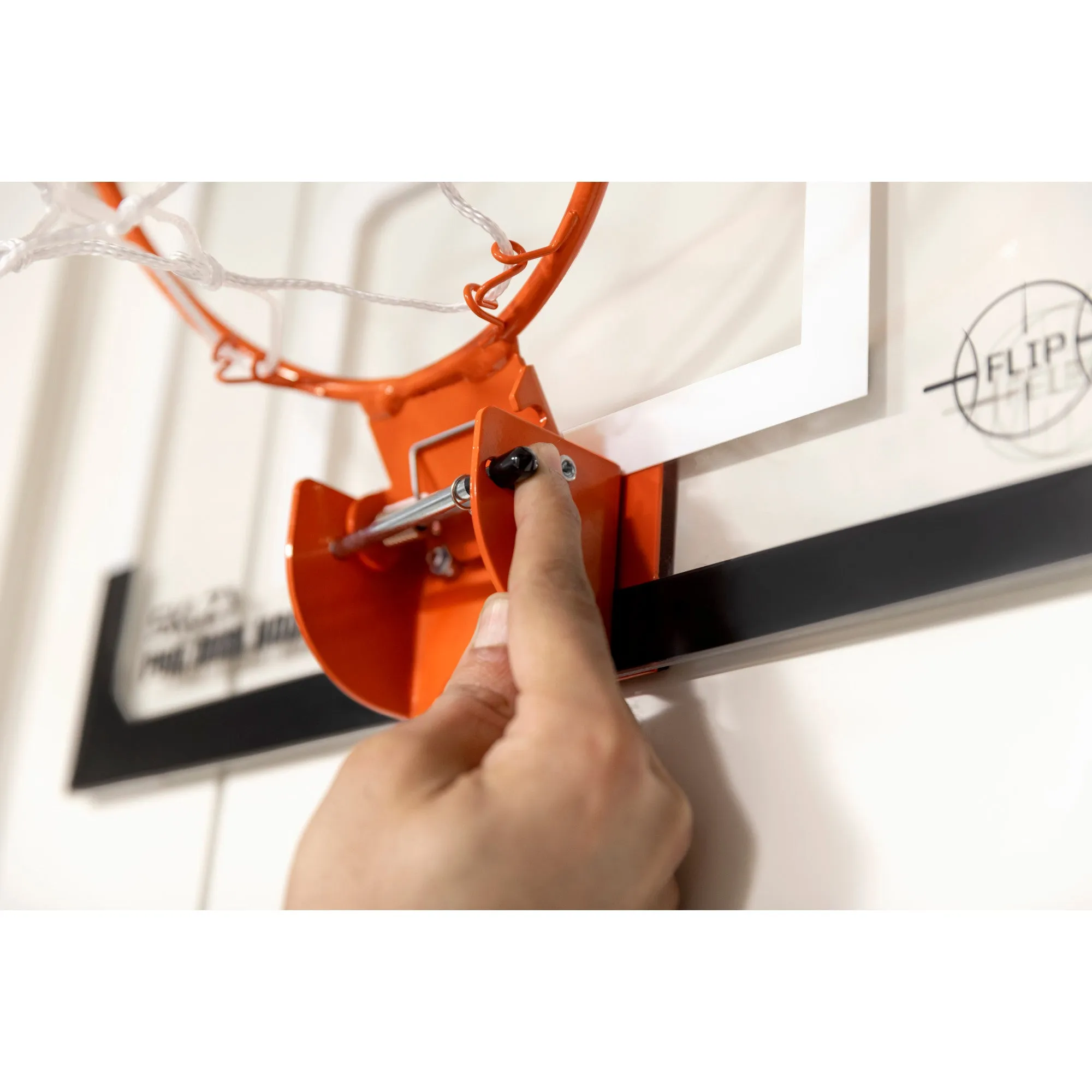 Pro Mini Hoop Flip Over-the-Door Basketball Hoop with Flip-up Rim