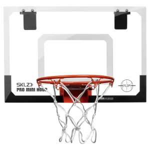 Pro Mini Hoop Flip Over-the-Door Basketball Hoop with Flip-up Rim