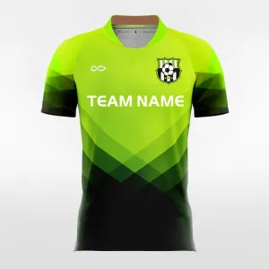 Rocky Mountains - Customized Men's Sublimated Soccer Jersey - Fluorescent