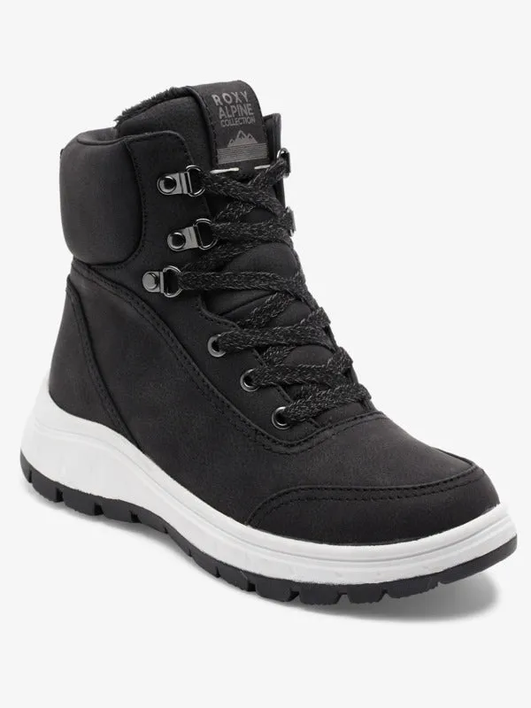Roxy Womens Karmel Lace-Up Boots