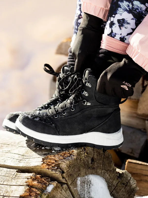 Roxy Womens Karmel Lace-Up Boots