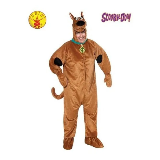 Scooby Doo Plush Costume, Adult Plus Size