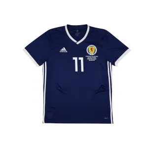 SCOTLAND 2018-20 MATCH ISSUE HOME SHIRT - 11 (RITCHIE) (v COSTA RICA)