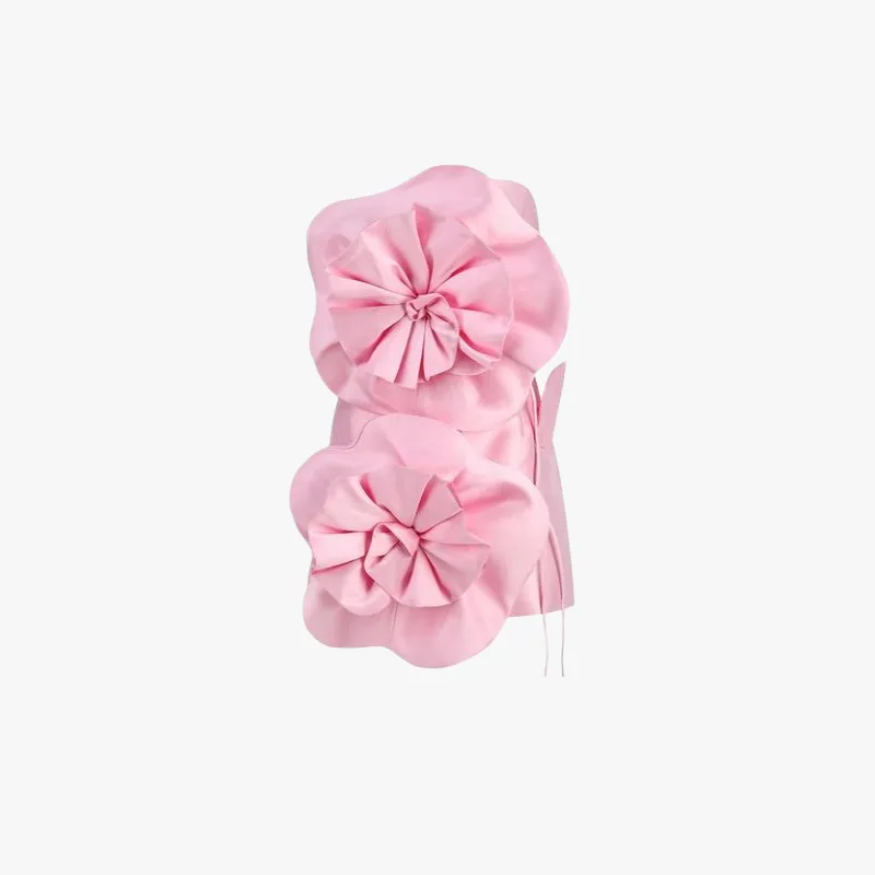 Sculptural Petal Mini Dress