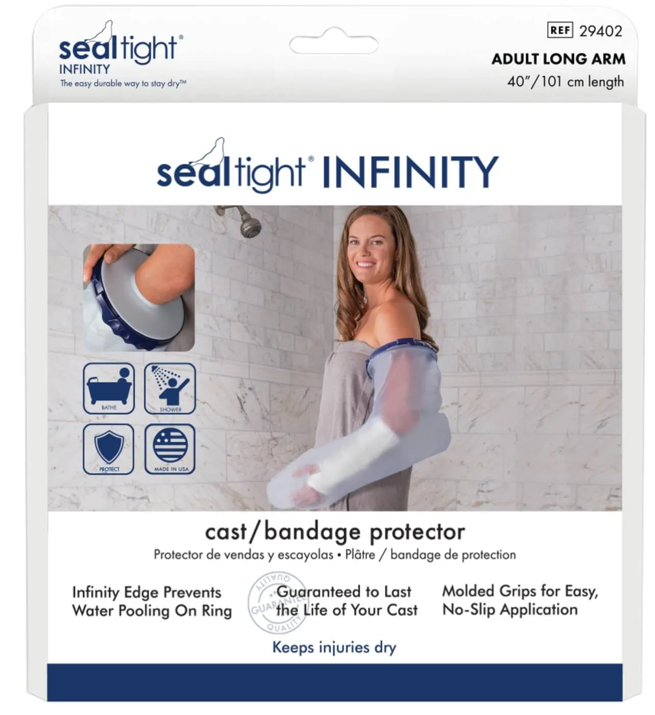 Seal-Tight Waterproof Cast Cover - Adult Long Arm 29402
