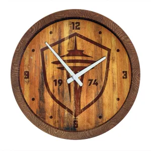 Seattle Sounders: Branded "Faux" Barrel Top Clock
