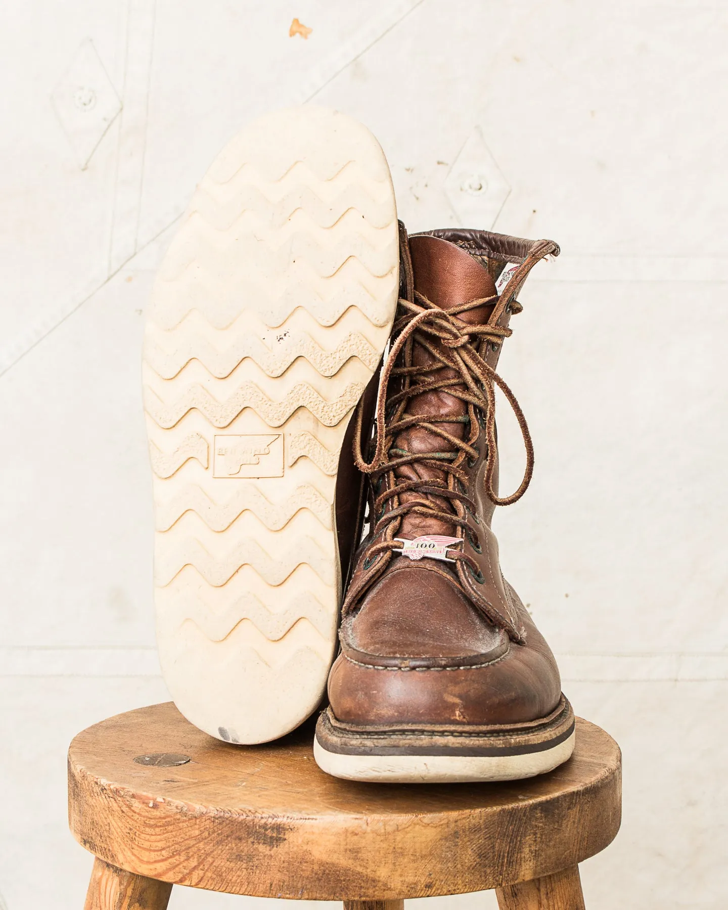 Second Hand Red Wing Classic Moc Toe Style No. 1906 100th Anniversary Edition