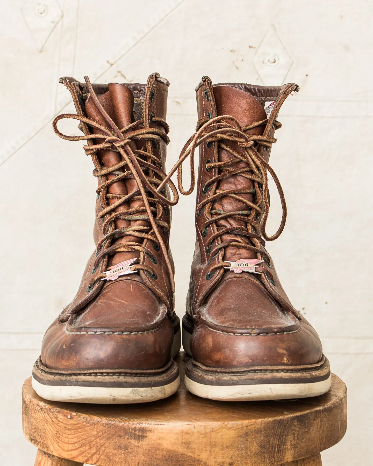 Second Hand Red Wing Classic Moc Toe Style No. 1906 100th Anniversary Edition