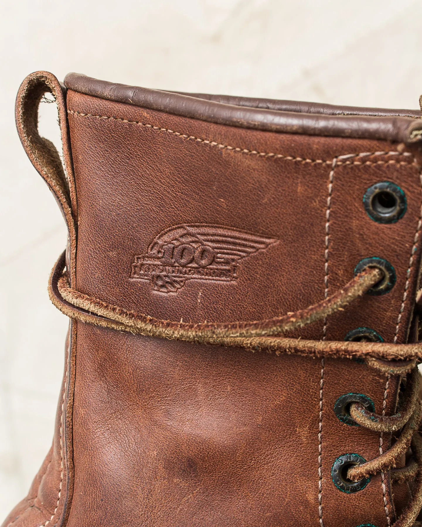 Second Hand Red Wing Classic Moc Toe Style No. 1906 100th Anniversary Edition