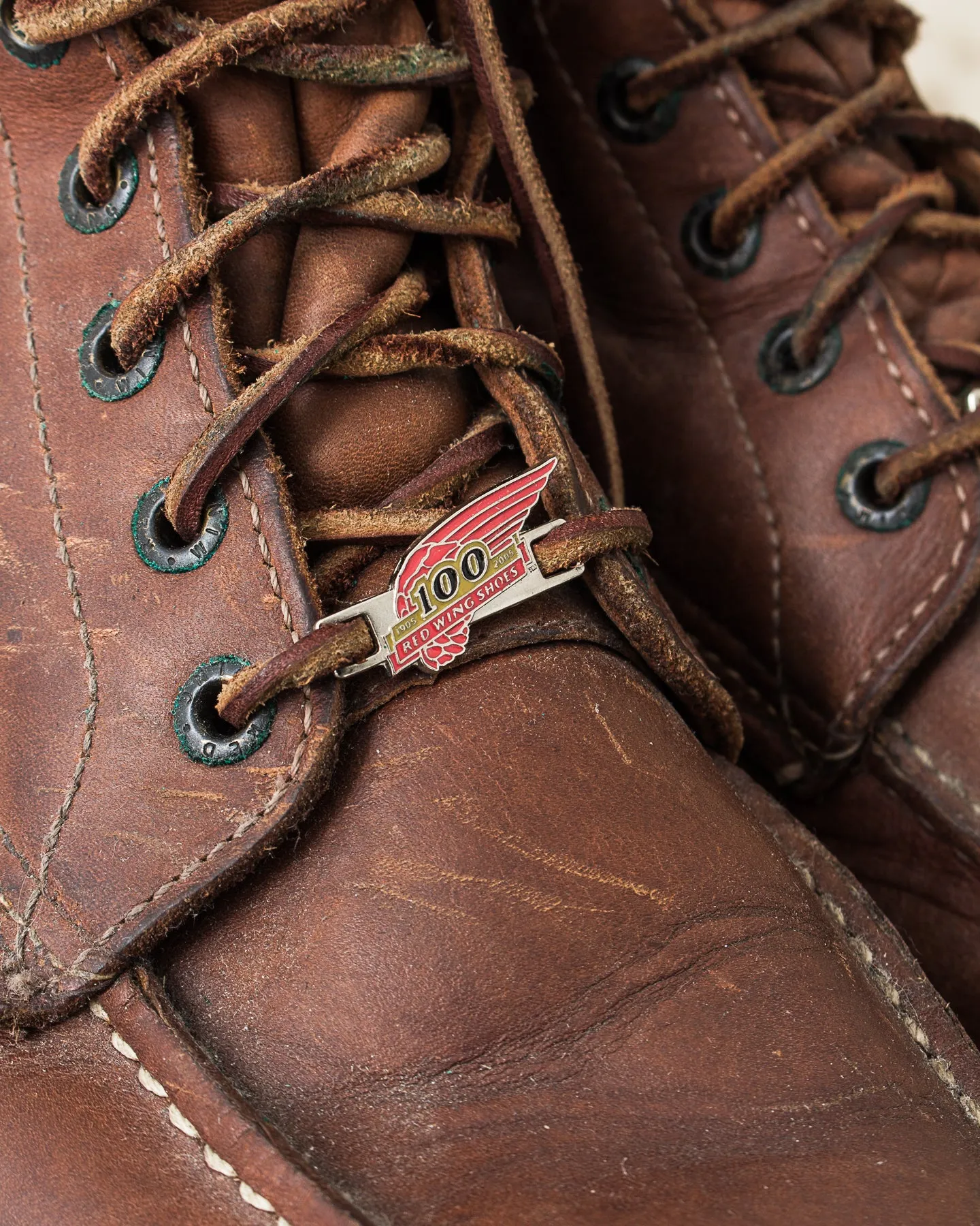 Second Hand Red Wing Classic Moc Toe Style No. 1906 100th Anniversary Edition