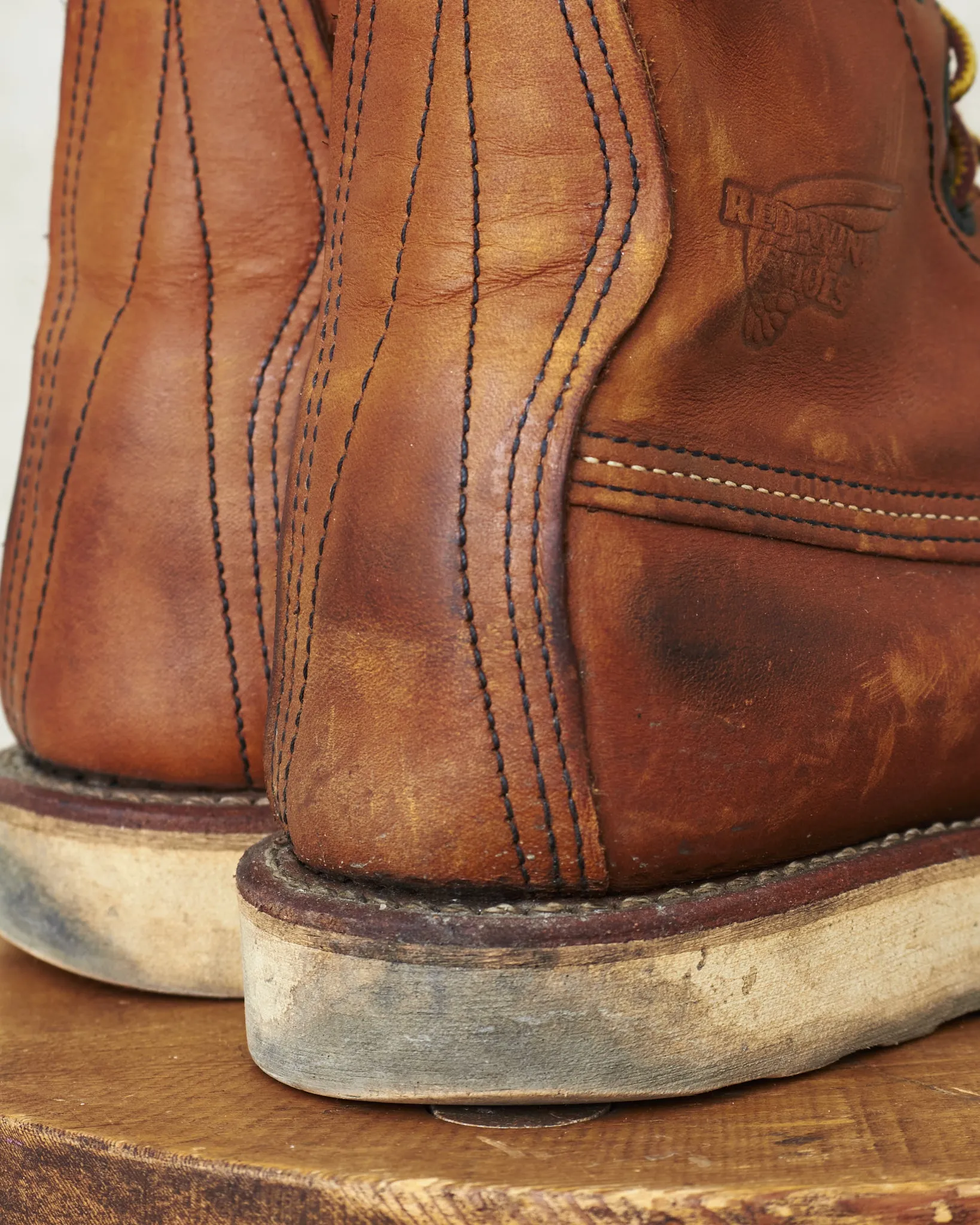 Second Hand Red Wing Classic Moc Toe Style No. 877 Size US 7 1/2 D