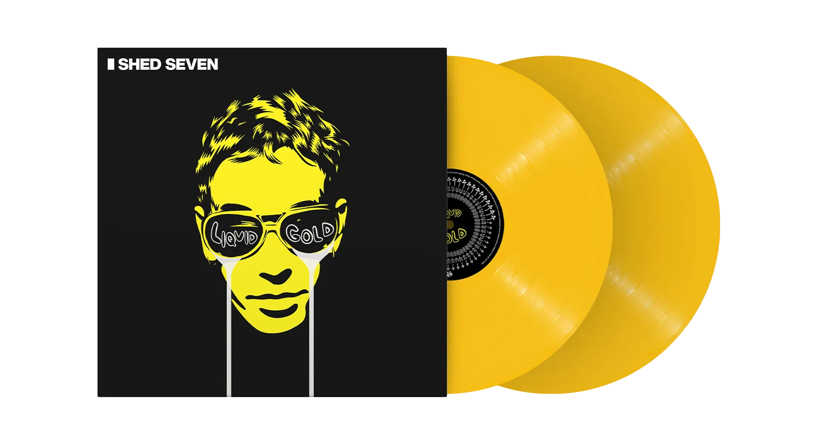 Shed Seven : Liquid Gold (Yellow Vinyl / Etched D-Side)