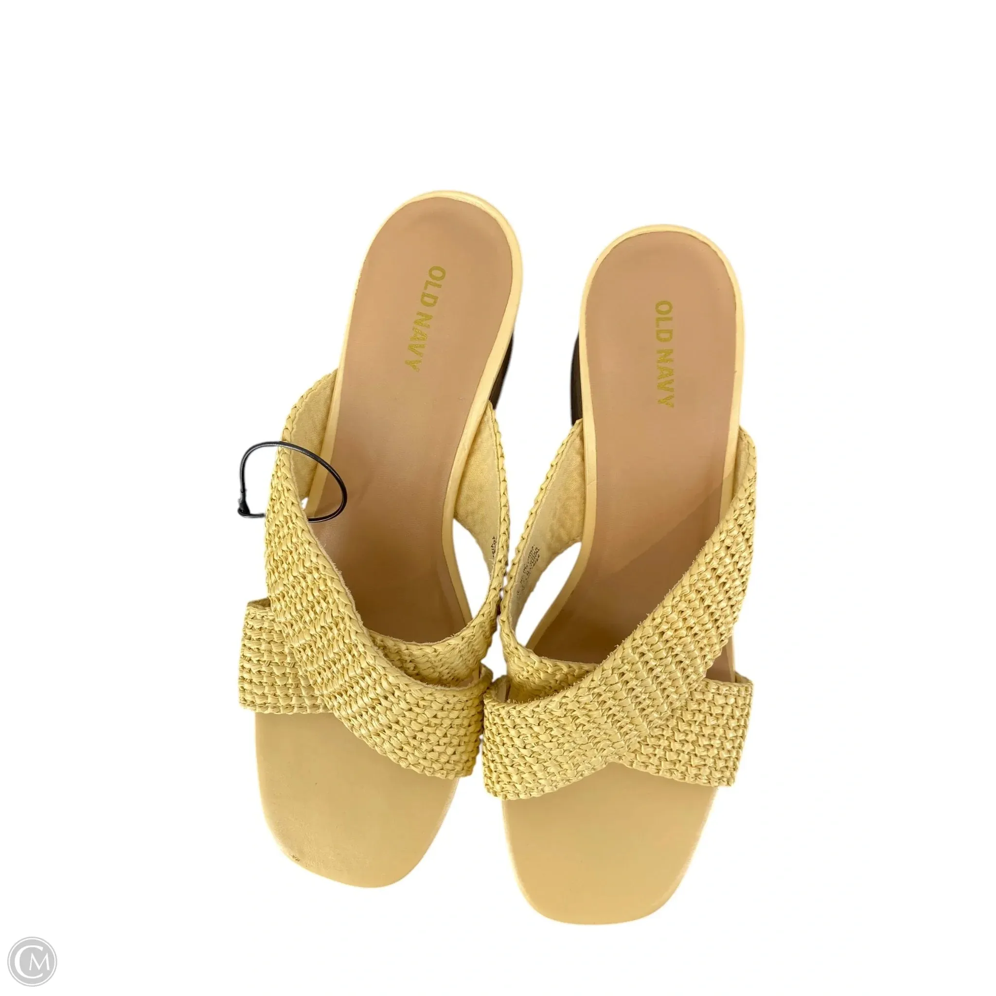 Shoes Heels Block By Old Navy In Cream, Size: 9