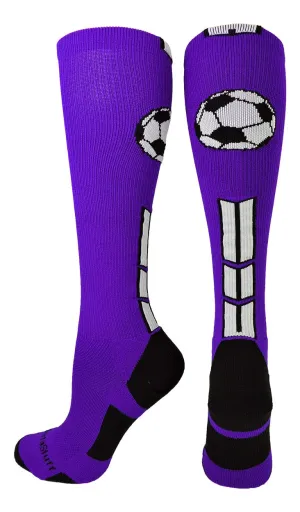 Soccer Socks with Soccer Ball Logo Over the Calf (multiple colors)