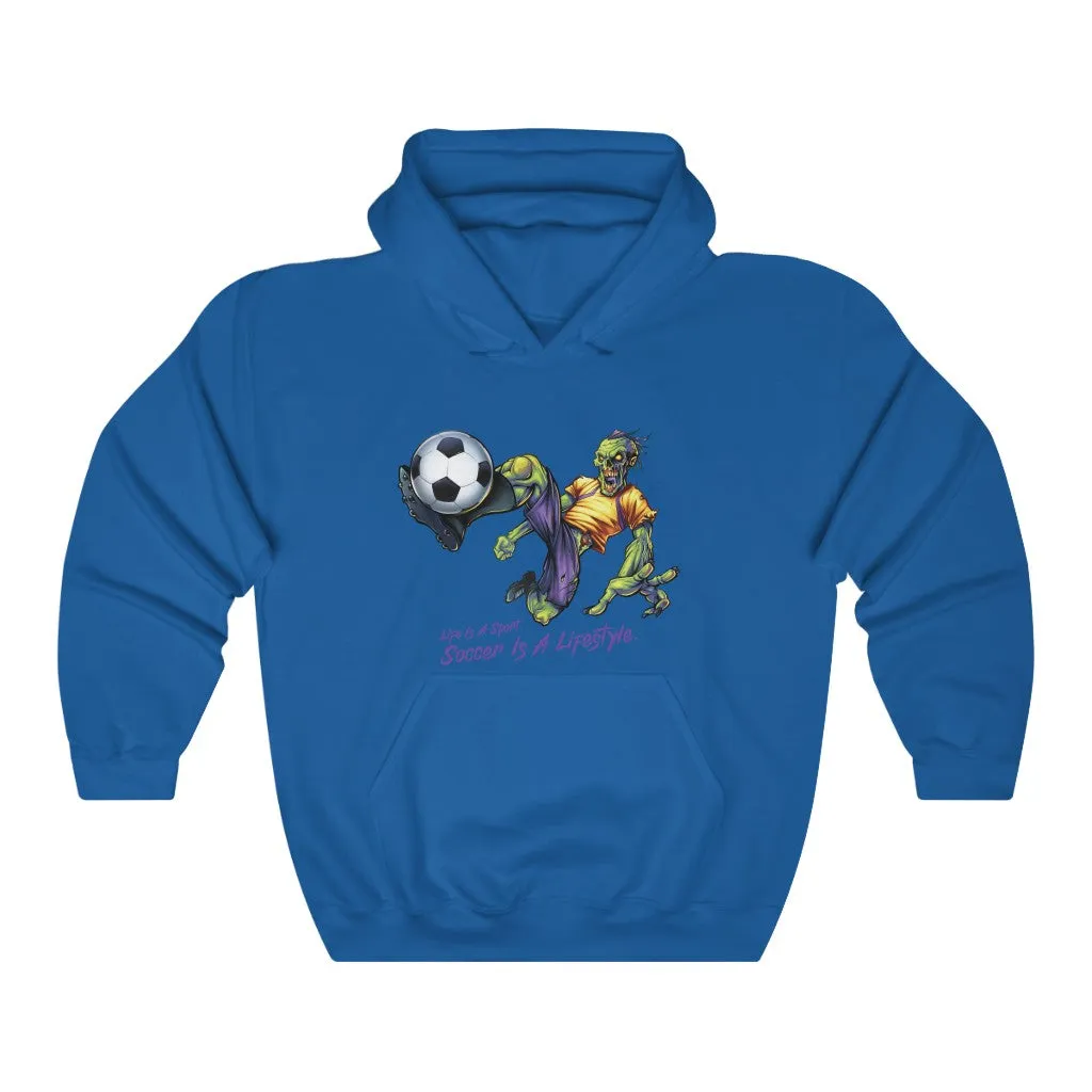 Soccer Zombie Premium Graphic Hoodie