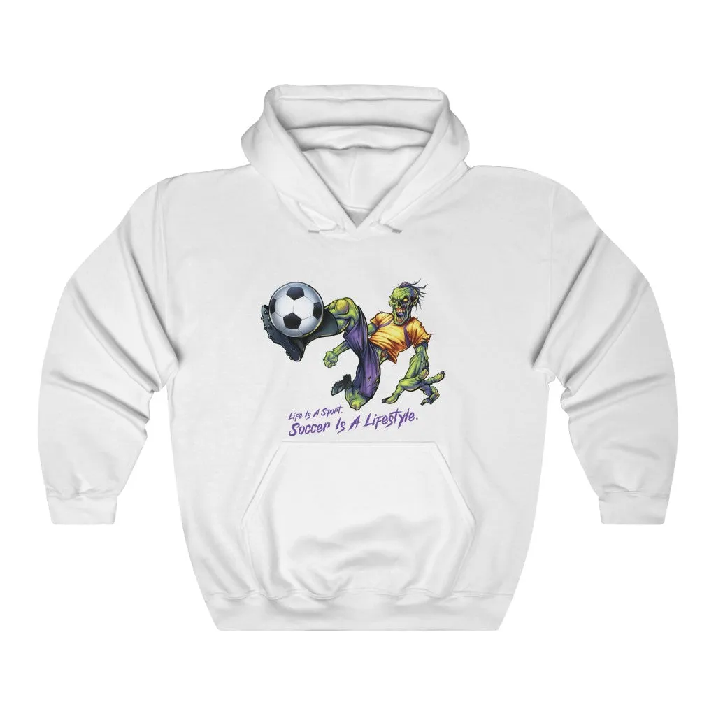 Soccer Zombie Premium Graphic Hoodie