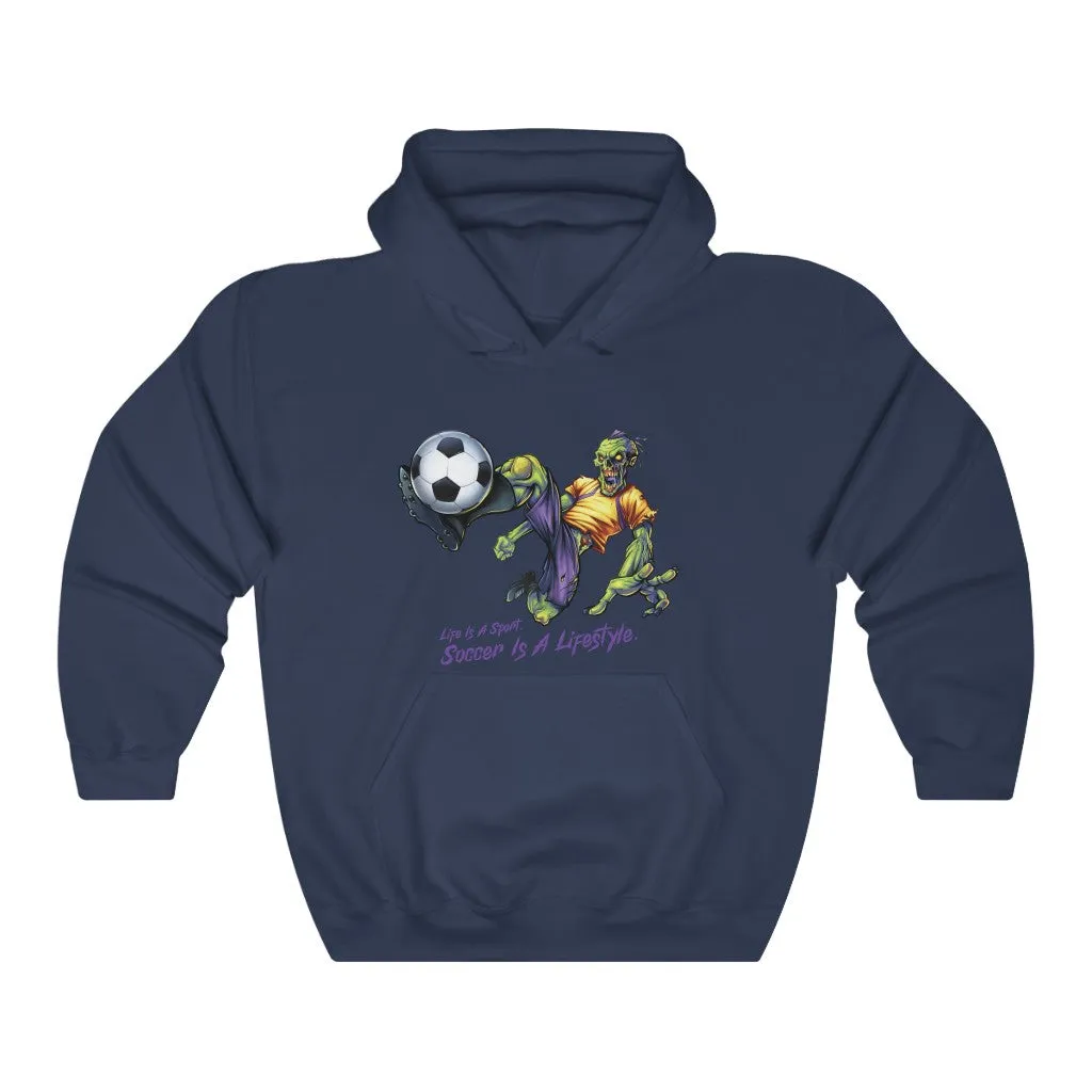 Soccer Zombie Premium Graphic Hoodie
