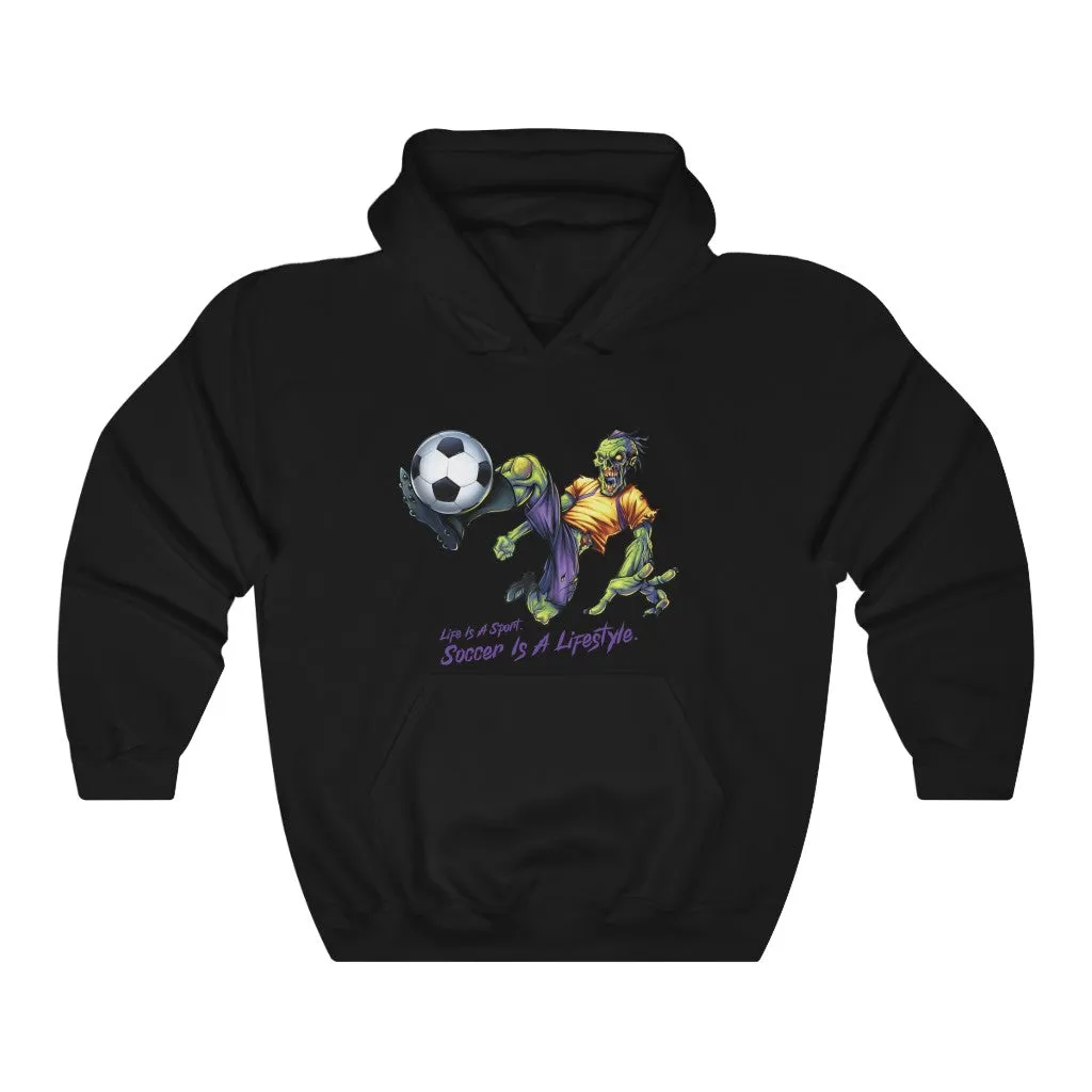 Soccer Zombie Premium Graphic Hoodie