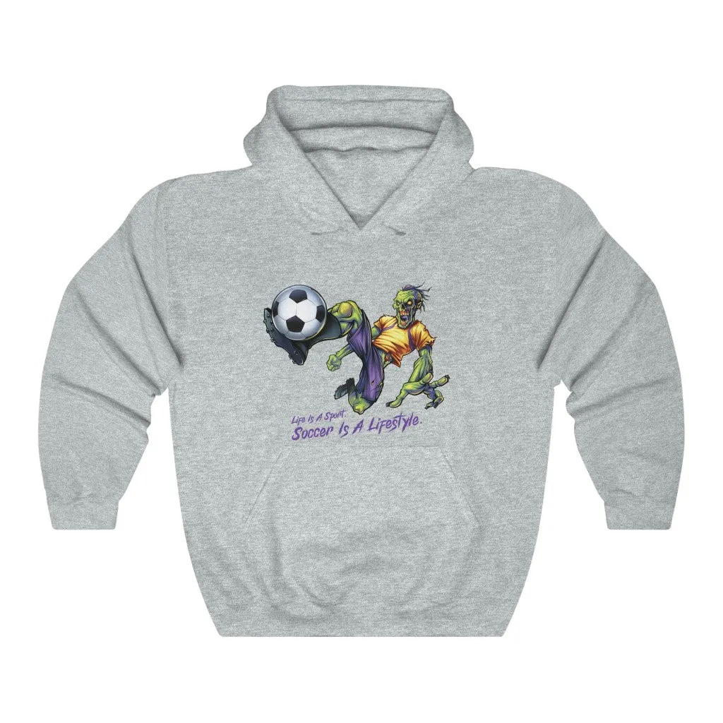 Soccer Zombie Premium Graphic Hoodie