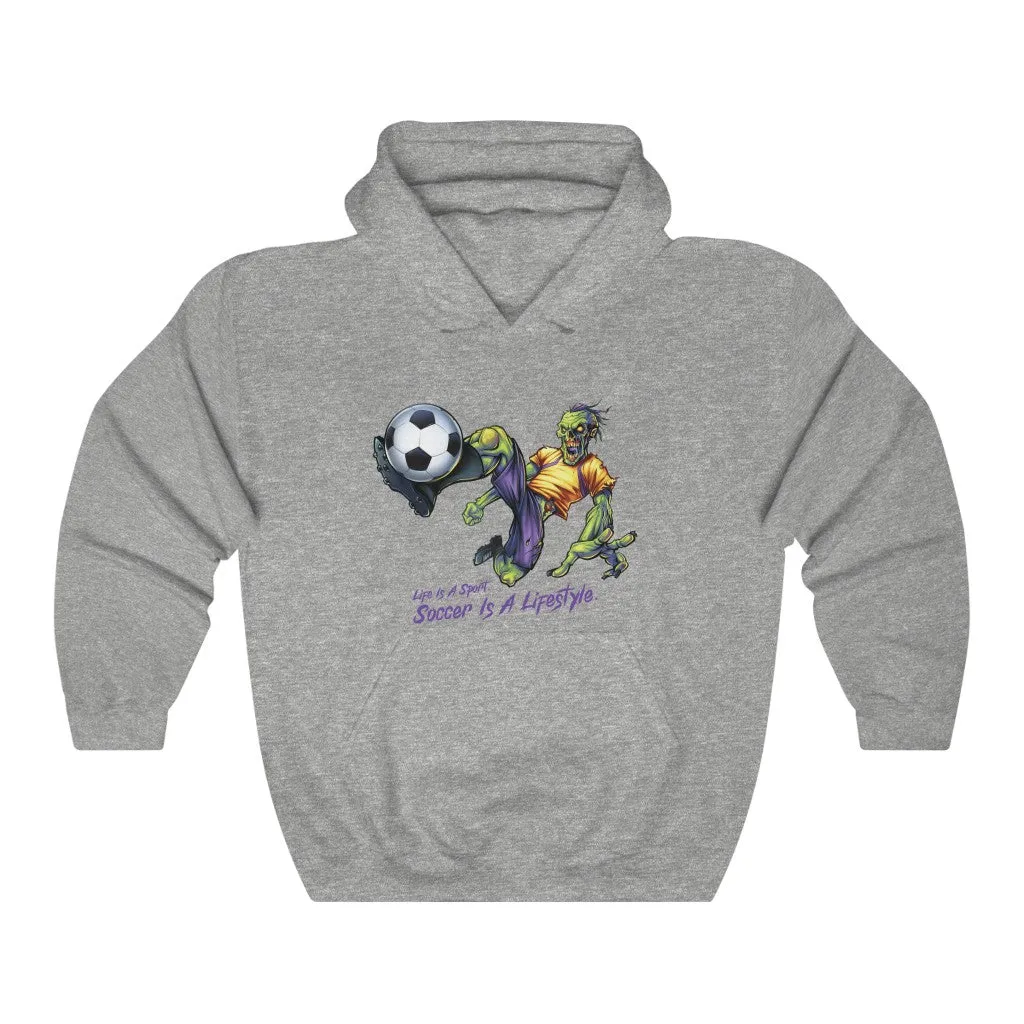 Soccer Zombie Premium Graphic Hoodie