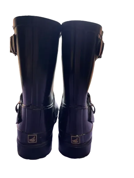 Sperry Top-Sider Wo's Black Rainboots